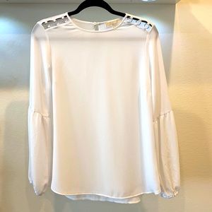 MICHAEL Michael Kors Ring Detail Blouse